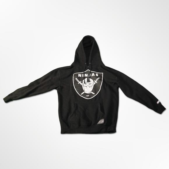 ROCKSMITH Ninja Graphic Hoodie - Men's Large - Black - Picture 1 of 3
